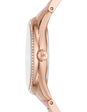 Buy Shop Michael Kors Janelle Analog Rose Gold Dial Two Tone Steel Strap Watch For Women - MK4731 USA Online
