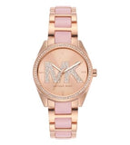Buy Shop Michael Kors Janelle Analog Rose Gold Dial Two Tone Steel Strap Watch For Women - MK4731 USA Online