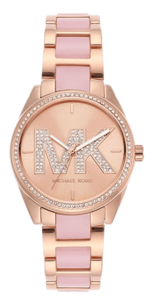 Buy Shop Michael Kors Janelle Analog Rose Gold Dial Two Tone Steel Strap Watch For Women - MK4731 USA Online