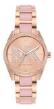 Buy Shop Michael Kors Janelle Analog Rose Gold Dial Two Tone Steel Strap Watch For Women - MK4731 USA Online