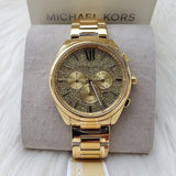 Buy Shop Michael Kors Janelle Chronograph Gold Dial Gold Steel Strap Watch For Men - MK8995 USA Online