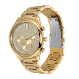 Buy Shop Michael Kors Janelle Chronograph Gold Dial Gold Steel Strap Watch For Men - MK8995 USA Online