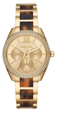 Buy Shop Michael Kors Janelle Chronograph Gold Dial Two Tone Steel Strap Watch For Women - MK7133 USA Online