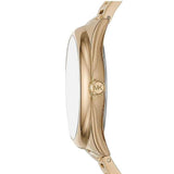 Buy Shop Michael Kors Janelle Gold Dial Gold Steel Strap Watch For Women - MK7086 USA Online