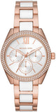 Buy Shop Michael Kors Janelle Multifunction Silver Dial Two Tone Steel Strap Watch For Women - MK7131 USA Online