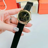 Buy Shop Michael Kors Janelle Quartz Black Dial Black Rubber Strap Watch For Women - MK7313 USA Online