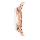 Buy Shop Michael Kors Janelle Quartz Crystals Rose Gold Dial Rose Gold Steel Strap Watch For Women - MK7312 USA Online