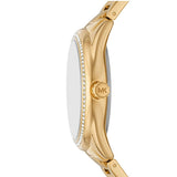 Buy Shop Michael Kors Janelle Quartz Gold Dial Gold Steel Strap Watch For Women - MK7381 USA Online