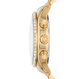 Buy Shop Michael Kors Janelle Quartz Gold Dial Gold Steel Strap Watch For Women - MK7381 USA Online