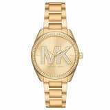 Buy Shop Michael Kors Janelle Quartz Gold Dial Gold Steel Strap Watch For Women - MK7381 USA Online