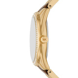 Buy Shop Michael Kors Janelle Quartz Gold Dial Two Tone Steel Strap Watch For Women - MK4730 USA Online