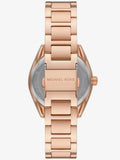 Buy Shop Michael Kors Janelle Quartz Maroon Dial Rose Gold Steel Strap Watch For Women - MK7382 USA Online