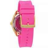 Buy Shop Michael Kors Janelle Quartz Pink Dial Pink Rubber Strap Watch For Women - MK7349 USA Online