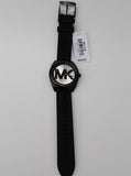 Buy Shop Michael Kors Janelle Quartz Silver Dial Black Rubber Strap Watch For Women - MK7138 USA Online