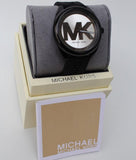 Buy Shop Michael Kors Janelle Quartz Silver Dial Black Rubber Strap Watch For Women - MK7138 USA Online