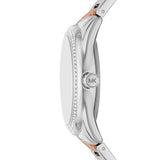 Buy Shop Michael Kors Janelle Silver Dial Two Tone Steel Strap Watch For Women - MK7383 USA Online