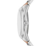 Buy Shop Michael Kors Janelle Silver Dial Two Tone Steel Strap Watch For Women - MK7383 USA Online