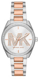 Buy Shop Michael Kors Janelle Silver Dial Two Tone Steel Strap Watch For Women - MK7383 USA Online