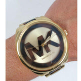 Buy Shop Michael Kors Janelle Three-Hand Gold Dial Two Tone Steel Strap Watch For Women - MK7136 USA Online