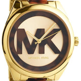 Buy Shop Michael Kors Janelle Three-Hand Gold Dial Two Tone Steel Strap Watch For Women - MK7136 USA Online