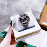 Buy Shop Michael Kors Janelle Three Hand Grey Dial Grey Rubber Strap Watch For Women - MK7314 USA Online