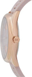 Buy Shop Michael Kors Janelle Three Hand Rose Gold Dial Pink Rubber Strap Watch For Women - MK7139 USA Online