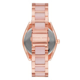 Buy Shop Michael Kors Janelle Three Hand Rose Gold Dial Two Tone Steel Strap Watch For Women - MK7089 USA Online