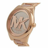 Buy Shop Michael Kors Janelle Three Hand Rose Gold Dial Two Tone Steel Strap Watch For Women - MK7089 USA Online