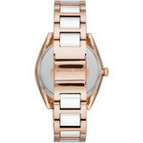 Buy Shop Michael Kors Janelle Three Hand Rose Gold Dial Two Tone Steel Strap Watch For Women - MK7134 USA Online