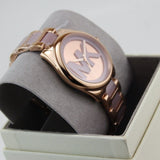 Buy Shop Michael Kors Janelle Three Hand Rose Gold Dial Two Tone Steel Strap Watch For Women - MK7135 USA Online