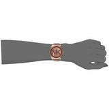 Buy Shop Michael Kors Janelle Three Hand Rose Gold Dial Two Tone Steel Strap Watch For Women - MK7135 USA Online