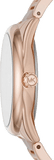 Buy Shop Michael Kors Janelle Three Hand Rose Gold Dial Two Tone Steel Strap Watch For Women - MK7135 USA Online