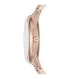 Buy Shop Michael Kors Janelle Three Hand Rose Gold Dial Two Tone Steel Strap Watch For Women - MK7135 USA Online