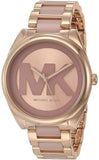 Buy Shop Michael Kors Janelle Three Hand Rose Gold Dial Two Tone Steel Strap Watch For Women - MK7135 USA Online