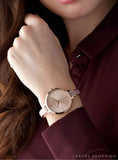Buy Shop Michael Kors Jaryn Analog Gold Dial Pink Steel Strap Watch For Women - MK4343 USA Online