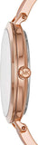 Buy Shop Michael Kors Jaryn Analog Gold Dial Pink Steel Strap Watch For Women - MK4343 USA Online