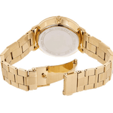 Buy Shop Michael Kors Jaryn Analog Quartz Gold Dial Gold Steel Strap Watch For Women - MK3500 USA Online