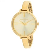Buy Shop Michael Kors Jaryn Analog Quartz Gold Dial Gold Steel Strap Watch For Women - MK3546 USA Online