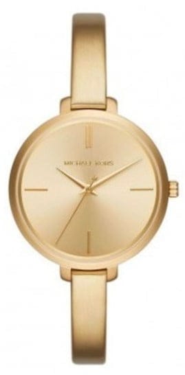 Buy Shop Michael Kors Jaryn Analog Quartz Gold Dial Gold Steel Strap Watch For Women - MK3546 USA Online