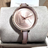Buy Shop Michael Kors Jaryn Analog Rose Gold Dial Pink Steel Strap Watch For Women - MK4545 USA Online