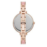 Buy Shop Michael Kors Jaryn Analog Rose Gold Dial Pink Steel Strap Watch For Women - MK4545 USA Online