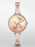 Buy Shop Michael Kors Jaryn Analog Rose Gold Dial Pink Steel Strap Watch For Women - MK4545 USA Online