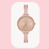 Buy Shop Michael Kors Jaryn Analog Rose Gold Dial Pink Steel Strap Watch For Women - MK4545 USA Online