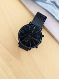Buy Shop Michael Kors Jaryn Black Dial Black Stainless Steel Strap Watch for Men - MK8504 USA Online