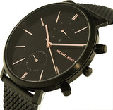 Buy Shop Michael Kors Jaryn Black Dial Black Stainless Steel Strap Watch for Men - MK8504 USA Online