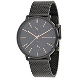 Buy Shop Michael Kors Jaryn Black Dial Black Stainless Steel Strap Watch for Men - MK8504 USA Online