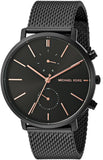 Buy Shop Michael Kors Jaryn Black Dial Black Stainless Steel Strap Watch for Men - MK8504 USA Online