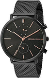 Buy Shop Michael Kors Jaryn Black Dial Black Stainless Steel Strap Watch for Men - MK8504 USA Online