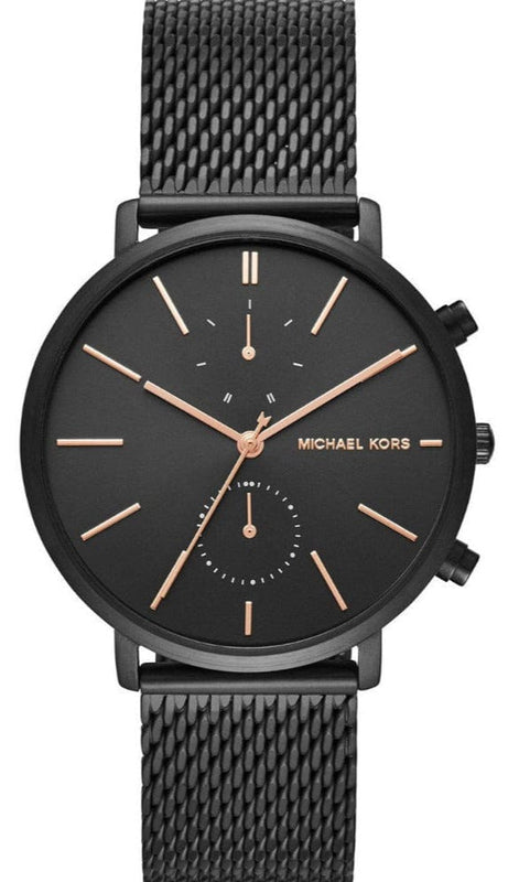 Buy Shop Michael Kors Jaryn Black Dial Black Stainless Steel Strap Watch for Men - MK8504 USA Online
