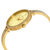 Buy Shop Michael Kors Jaryn Quartz Gold Dial Gold Steel Strap Watch For Women - MK3784 USA Online